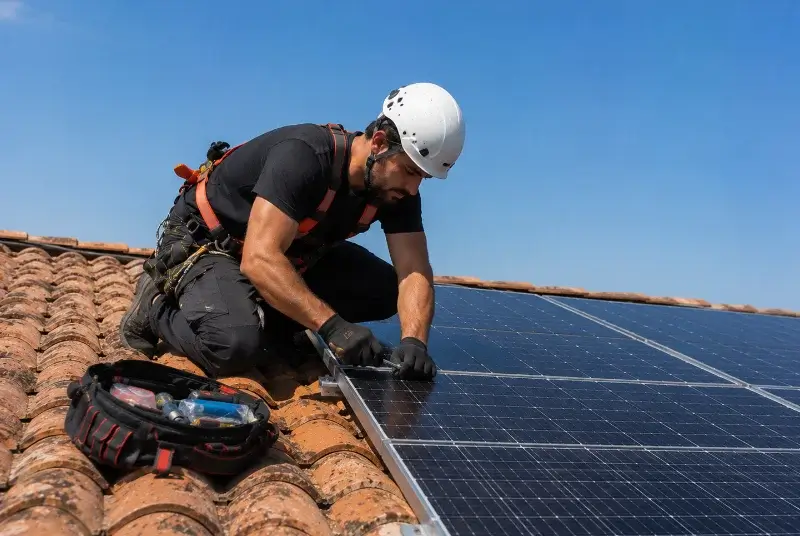 Maintenance et monitoring de panneaux solaires à Bourgheim